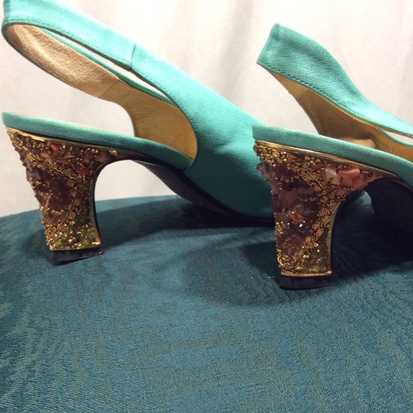 SALE! - Blue Loriblu Heels - Picture 3 of 4